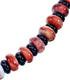 Southwestern Onyx And Oyster Shell Sterling Silver Bead Necklace BX120539